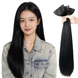 假发片女三片装长直发垫发片增发量接发片垫片厂家批发许昌假发