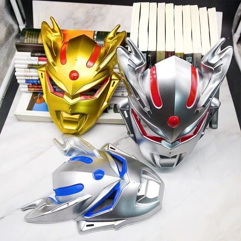 Glowing Mask Easter Cartoon Ultraman Cosplay Anime Children's Party Supplies Popular Ultraman Mask Glowing Mask Easter Cartoon Ultraman Cosplay Anime Children's Party Supplies Popular Ultraman Mask