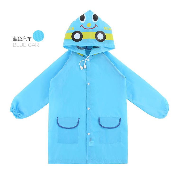 Korean-style creative practical children's one-piece raincoat cartoon animal-shaped poncho suit children's rain-proof factory direct supply