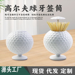 新しいゴルフボール型ペンホルダーオフィスクリエイティブ小さな装飾品ゴルフギフトセットパーソナライズされたペンホルダー