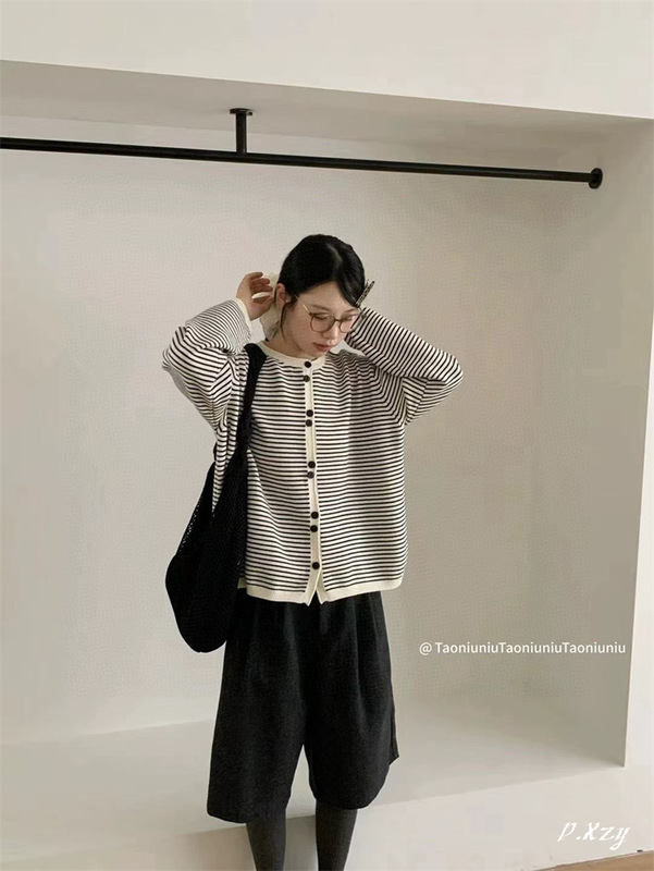 025慵懒风圆领卫衣女秋季新款薄款宽松韩版oversize女式上衣bf外|undefined