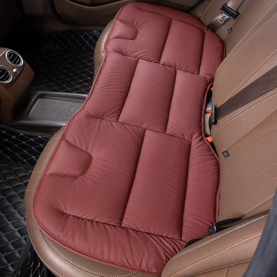 Seat cushion, seat cover — Seat Cushion, Universal for All Seasons - volcano-red-single-rear-row-of-three-seats