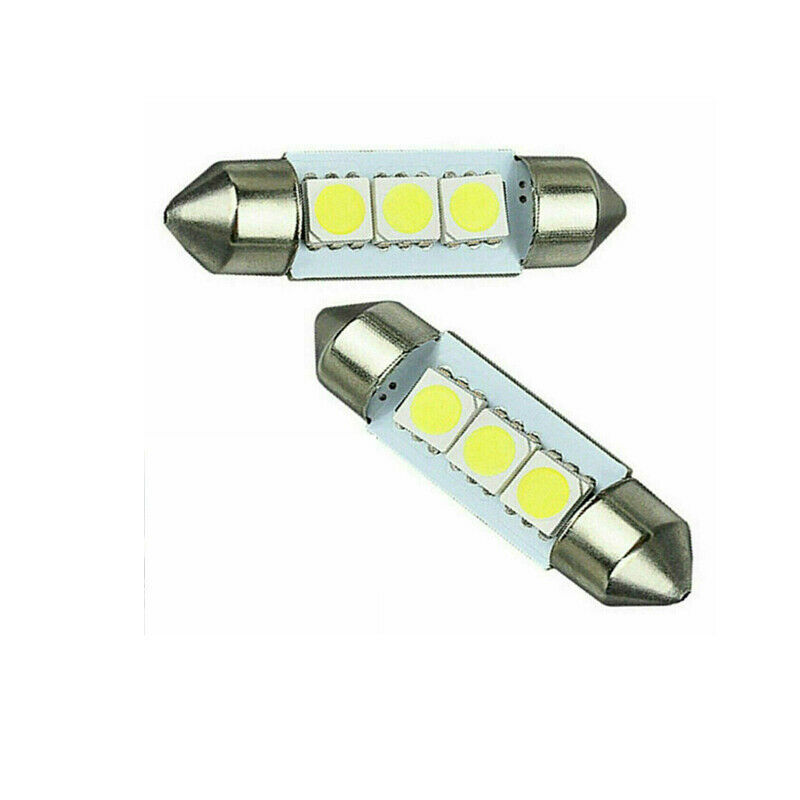 28PCS conjunto de lámparas interiores LED de automóviles T10 luz de ancho de doble punta luz de lectura 28 piezas de luz de matrícula