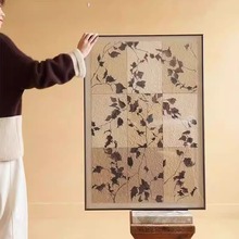 且听风吟 中国风艺术客厅装饰画新中式复古浪漫玄关卧室背景挂画