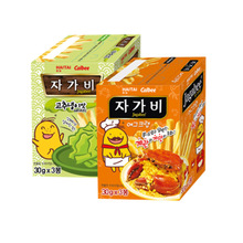 韓國進口卡樂比薯條三兄弟Jagabee蛋黃螃蟹味 芥末味薯條休閑零食
