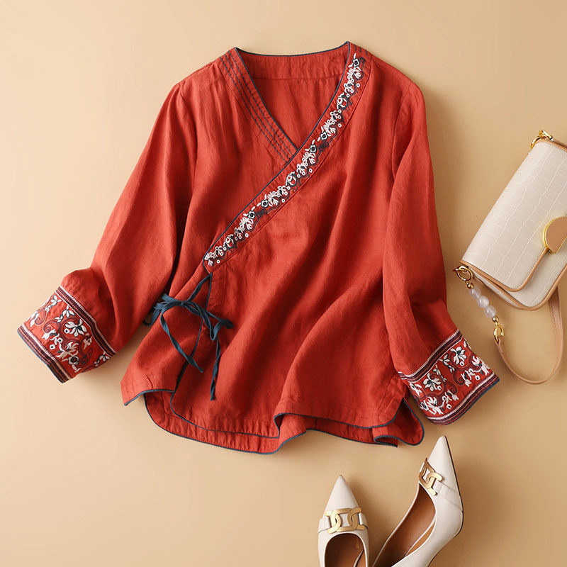 Ethnic summer long-sleeve