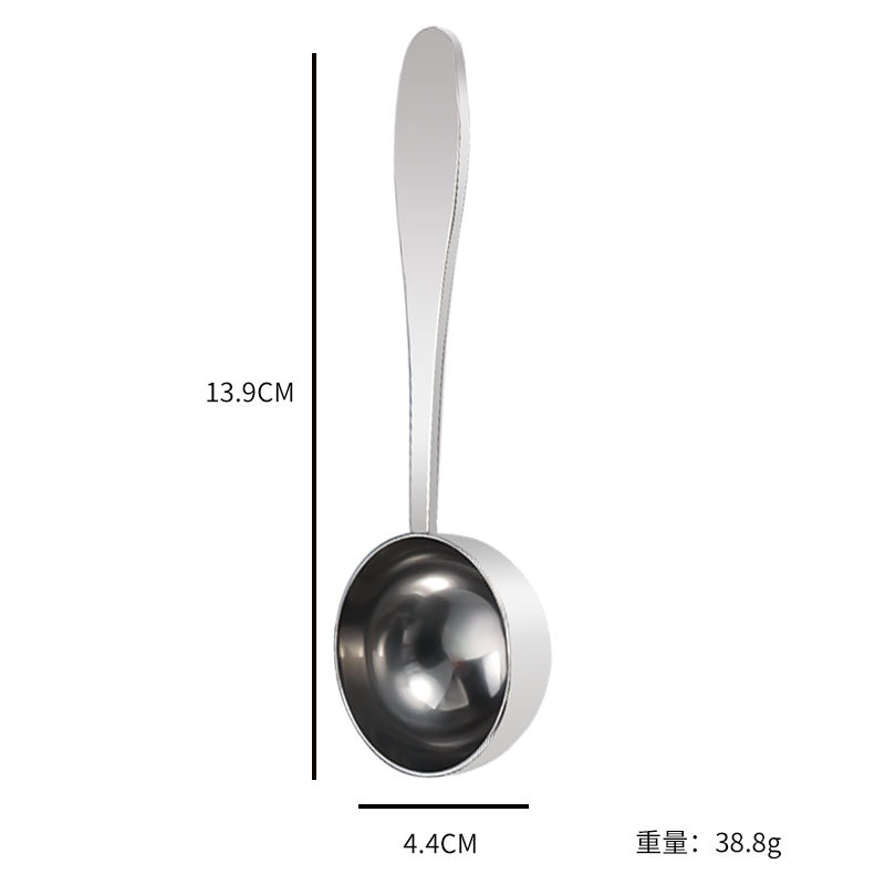 Acero inoxidable café leche té utensilios de cocina cuchara cuantitativa cuchara de polvo cuchara de condimentos herramientas de cocina de horneado cuchara cuantitativa