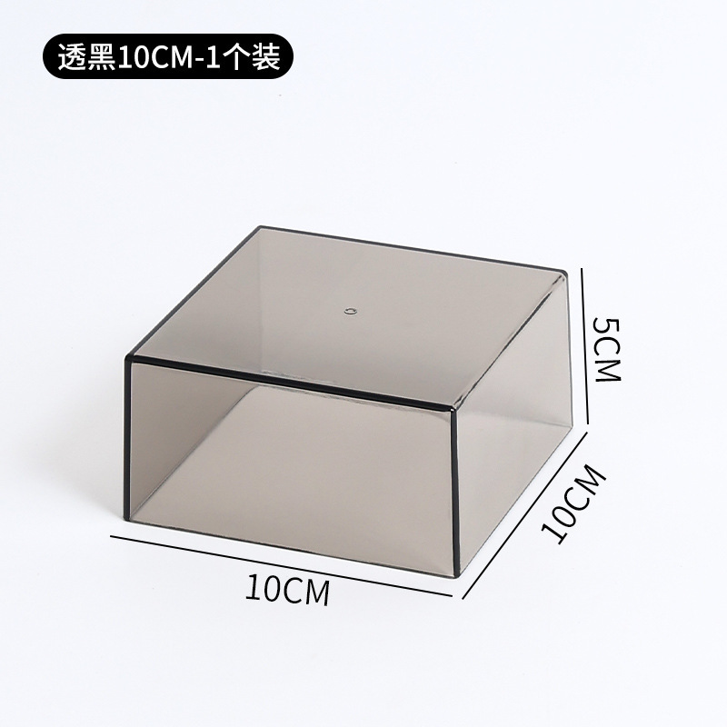 Transparent black 4inch