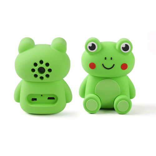 Frog Shaped Bluetooth Speaker Cute Cartoon Mini Portable Bluetooth Speaker Creative Gift Ornament Speaker