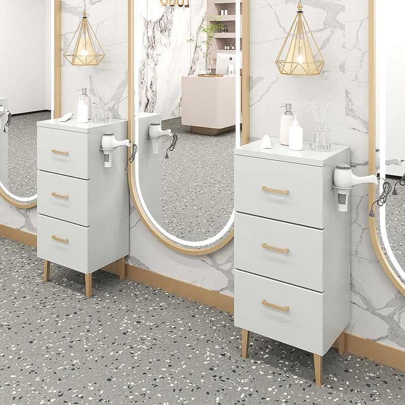 Armario de herramientas de peluquería, carrito pequeño, salón de peluquería, escritorio de herramientas especial, estante multifunción, salón de peluquería, armario de peluquería