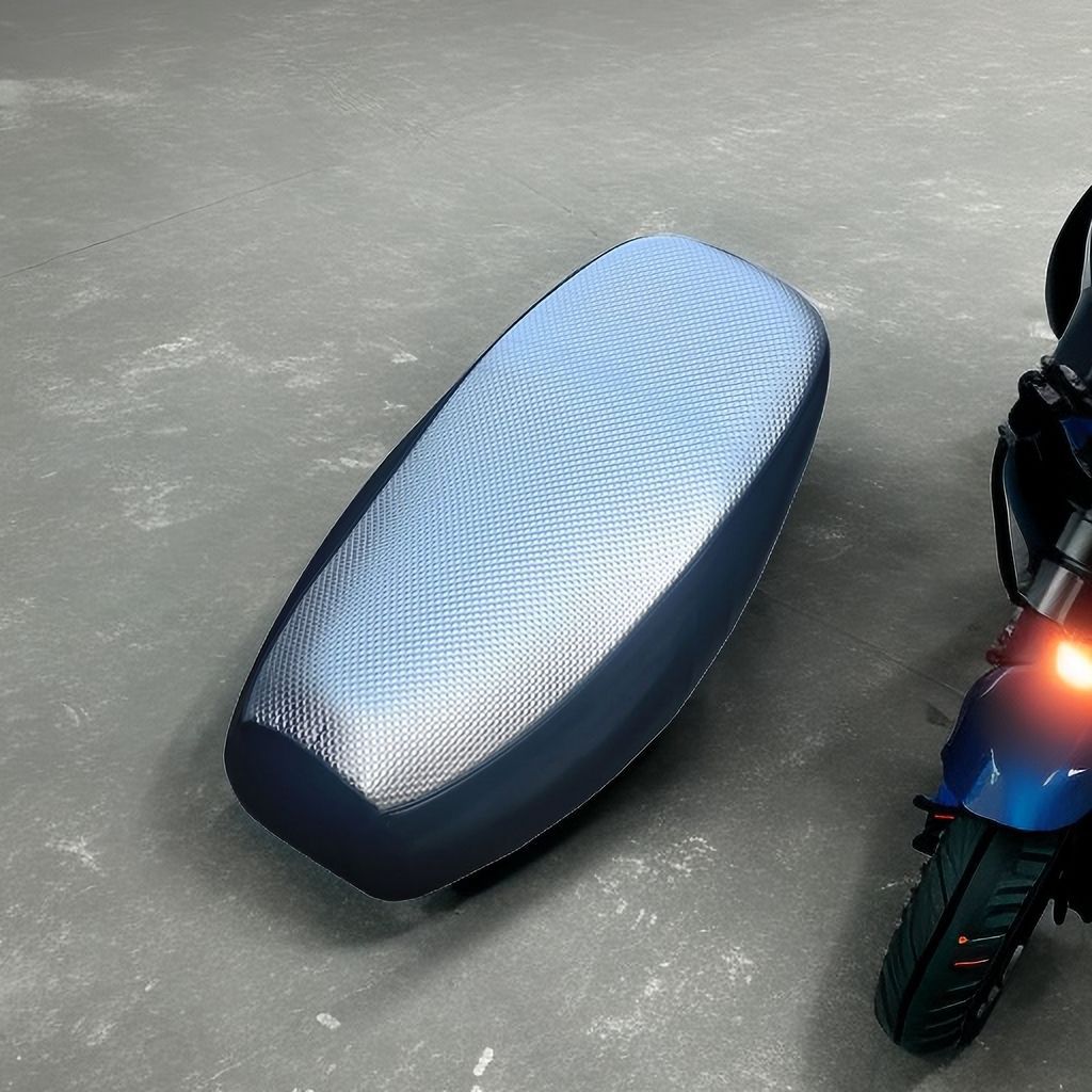 Durable electric bike seat cushion cover, scratch-resistant leather seat cover, waterproof and sun-proof, suitable for all seasons