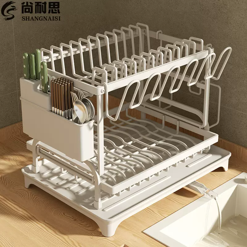定制厨房置物架碗碟盘沥水架多功能放碗架筷子刀具砧板水杯收纳架