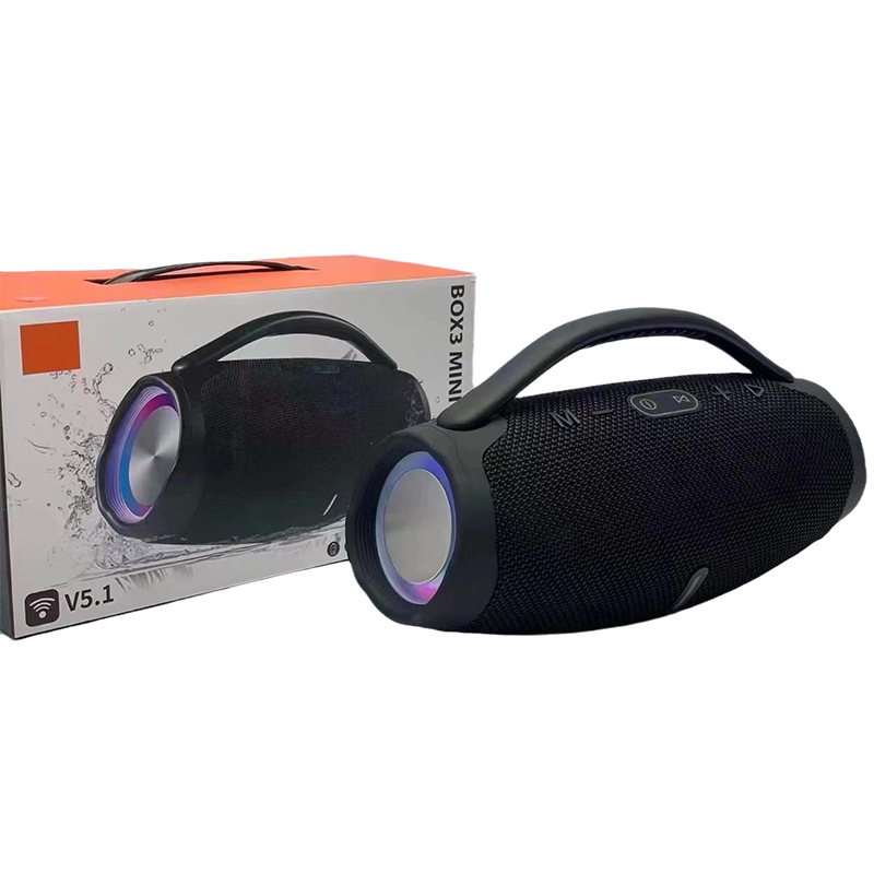 Venta caliente transfronteriza BOX3-MINILED Altavoz Bluetooth Gran Dios DE LA Guerra portátil inalámbrico al aire libre subwoofer de audio portátil