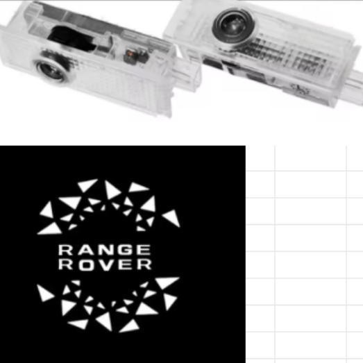Luz de bienvenida Land Rover Discovery 4 3 Range Rover Sport Aurora Walker 2 lámpara de proyección láser especial
