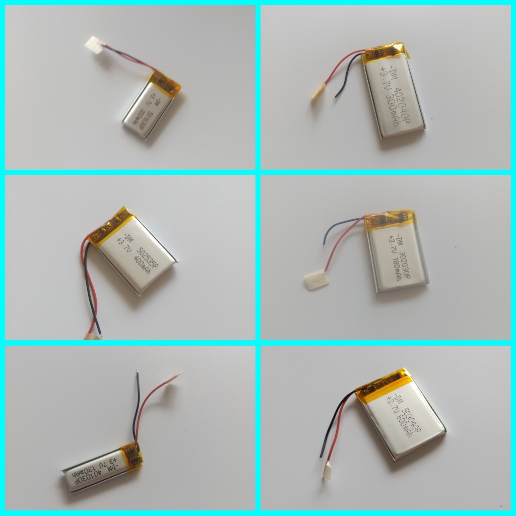 3.7v电池小聚合物锂电池可充电大容量行车记录仪蓝牙耳机电池耐用