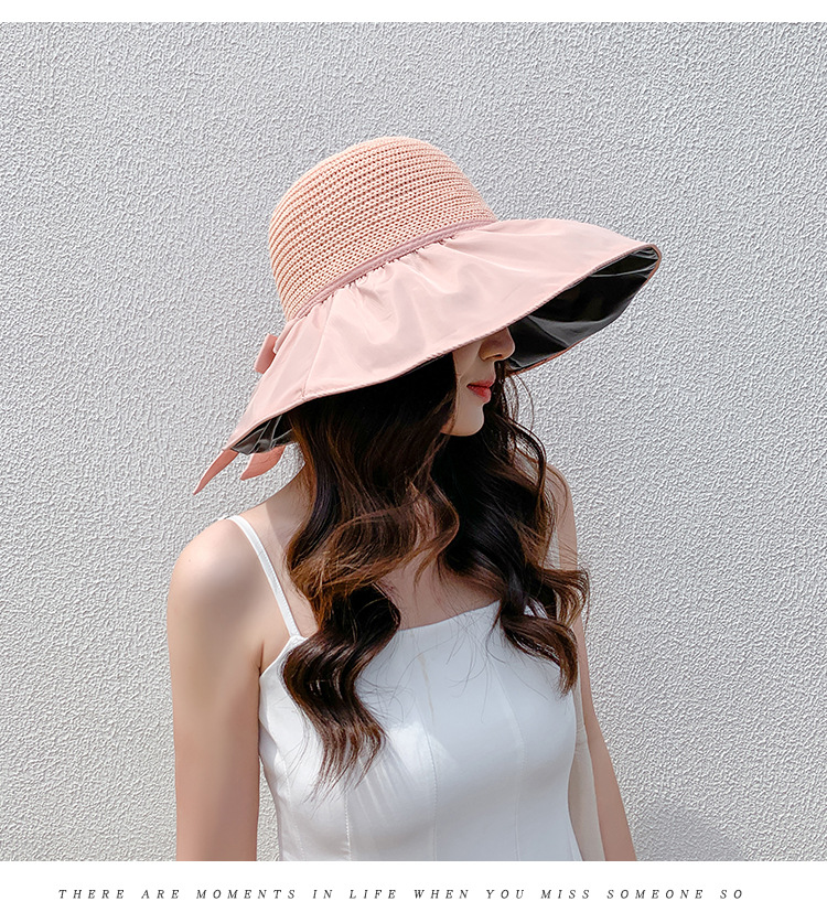 黑胶蝴蝶结盆帽-详情_33