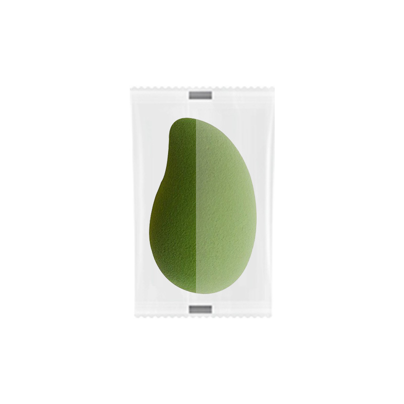 Mango huevo de maquillaje, polvo de fruta, polvo de maquillaje, esponja de maquillaje, pó de maquillaje, ropa seca y húmeda, venta directa de fábrica