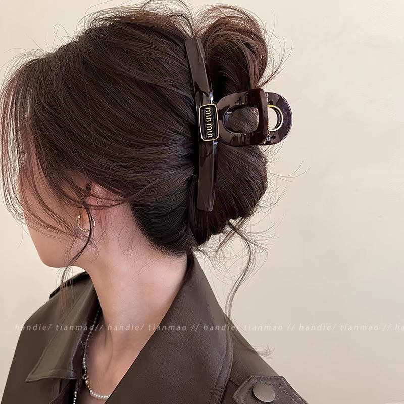 2026 nuevo clip de agarre de alto nivel lindo coreano cabeza trasera clip de cabello toque de cabello gran exquisito clip de tiburón clip de cabello image 221