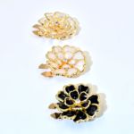 Button Covers 跨境热卖衬衫扣滴油花古铜钻饰纽扣套胸针扣 袖扣