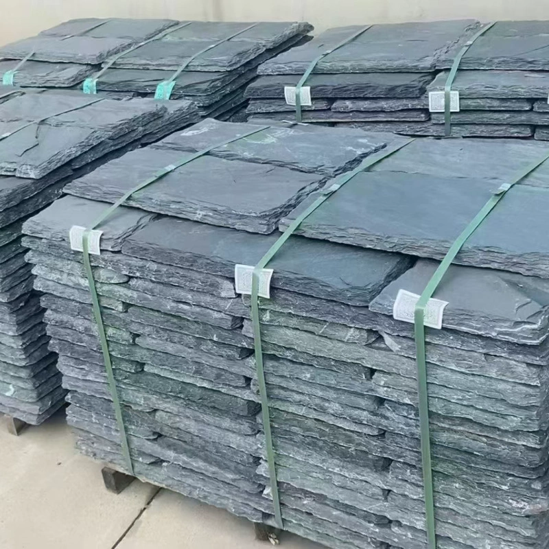 Плитка для мощения из голубого камня для улицы, двора и парка, неровные ступени, античный сланец, культурный камень