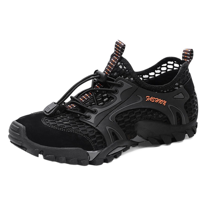 Zapatos de senderismo de verano para hombre, zapatos deportivos casuales de malla hueca para exteriores, zapatos de malla transpirables casuales de moda para hombre, zapatos de senderismo modernos