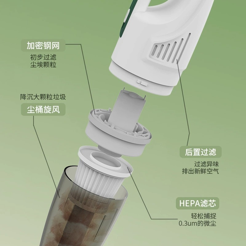 国境を越えた無線携帯掃除機家庭用ベッドでダニを取り除く大吸引力カーペットソファーペット毛髪集塵機|undefined