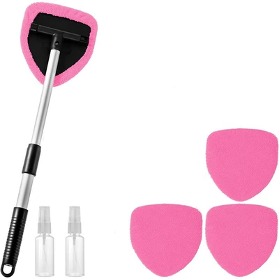 Car cleaning tools – Car Window Brush Set - pink-suit