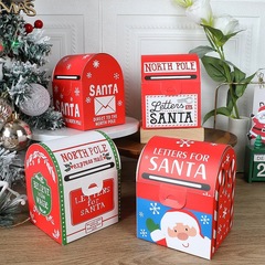 クロスボーダー新しいクリスマスメールボックス小さなギフトギフトボックスチョコレートキャンディ包装箱クリスマスレター