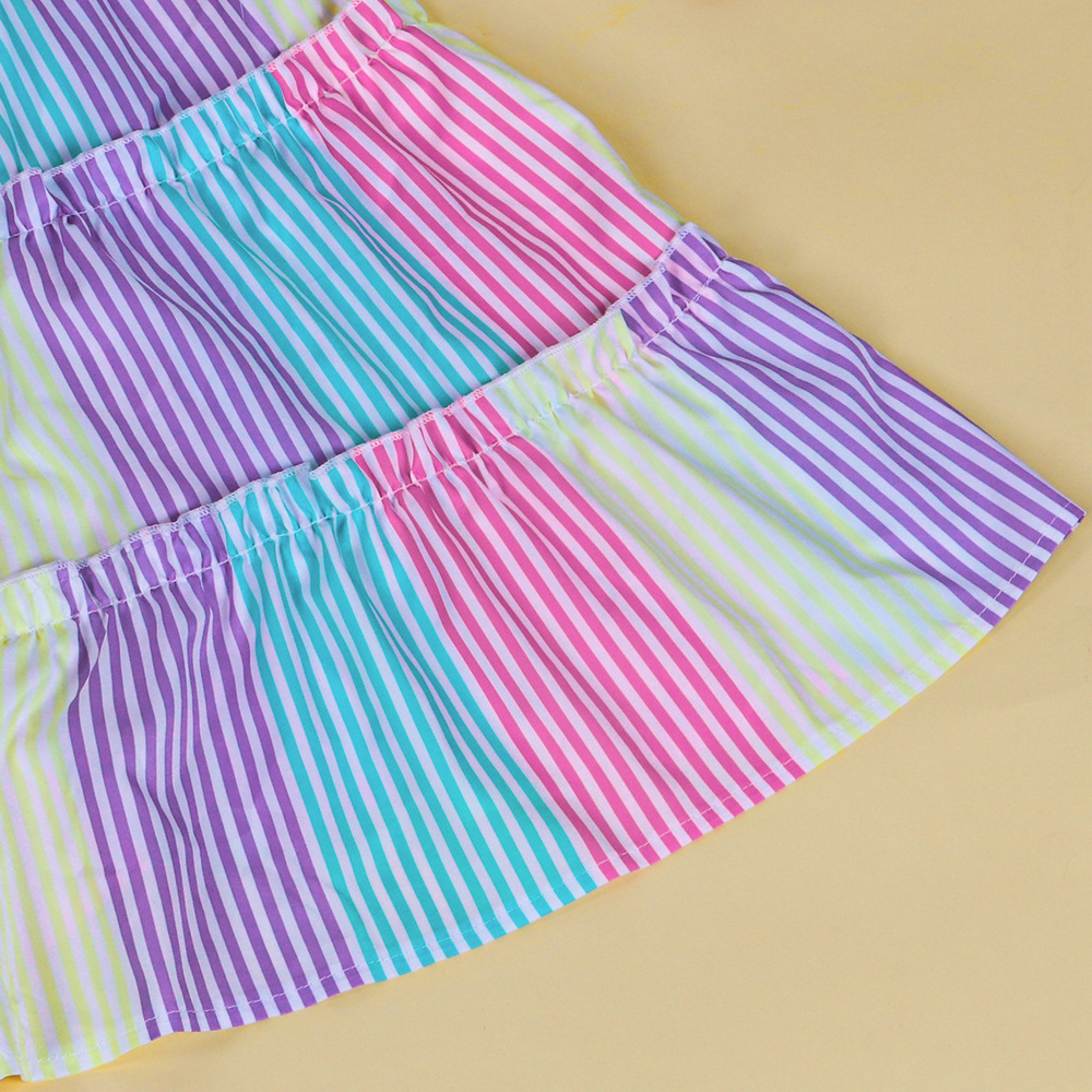 women s color stripe dress nihaostyles clothing wholesale NSWNY74484