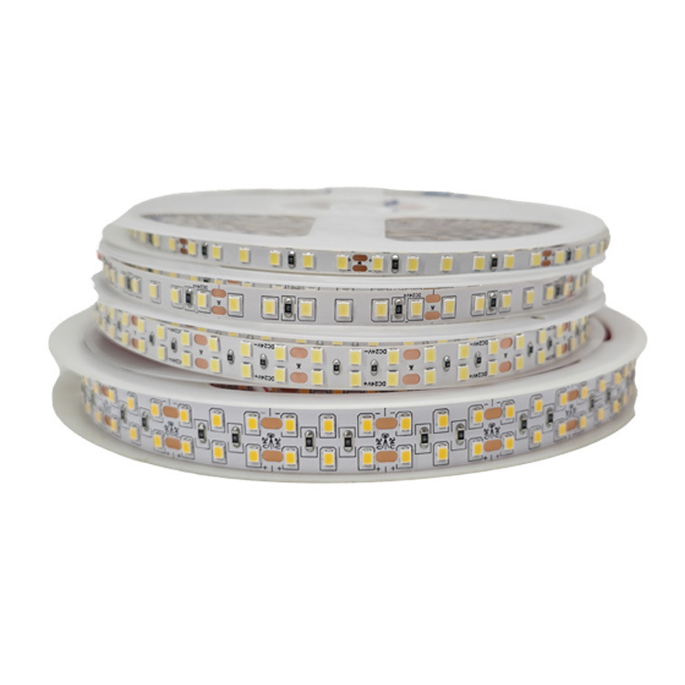 LED ライトストリップ 12V24V 低電圧スマートハイライト 2835 自己粘着 2 色カウンターライトスロットライン装飾雰囲気ライト|undefined