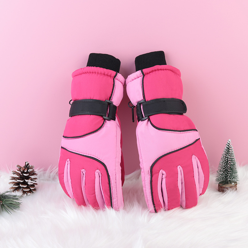 Guantes personalizados con logotipo de texto publicitario para enviar regalos corporativos de invierno para hombres y mujeres guantes calientes impresos personalizados