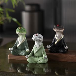 Ancient Style Zodiac Snake Ornaments, Year of the Snake, Mascot, Gift, Python Desktop Decoration