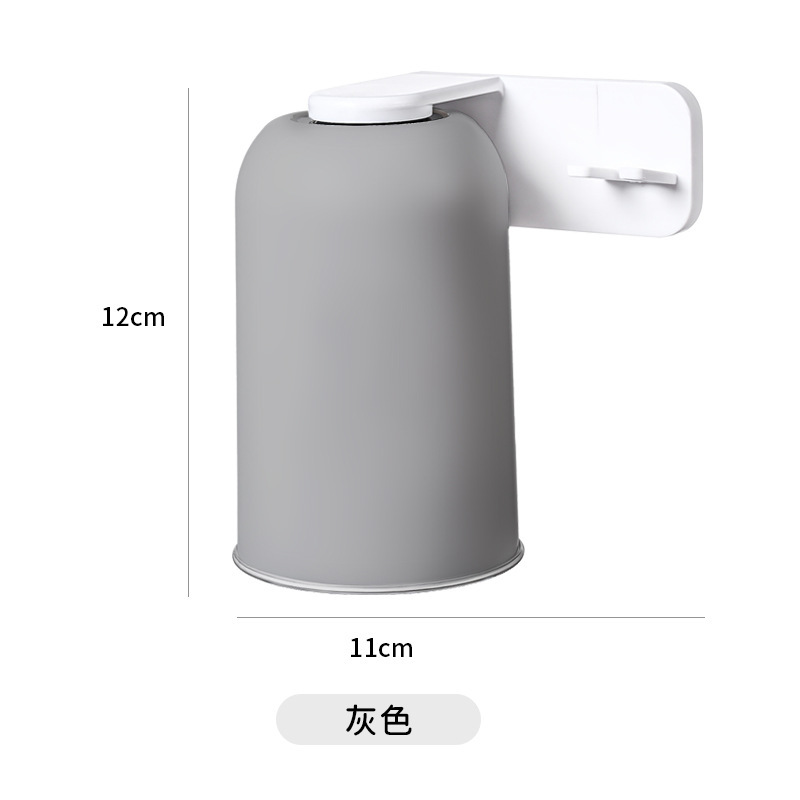 磁気マウスウォッシュカップ歯ブラシ収納ラックステンレス鋼歯ブラシカップ壁掛けパンチフリー逆さ歯ブラシカップホルダーシンプル|undefined