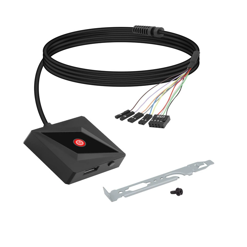 Настольный компьютер Переключатель питания PC Материнская плата Кнопка выключателя питания для запуска материнской платы Настольный переключатель управления