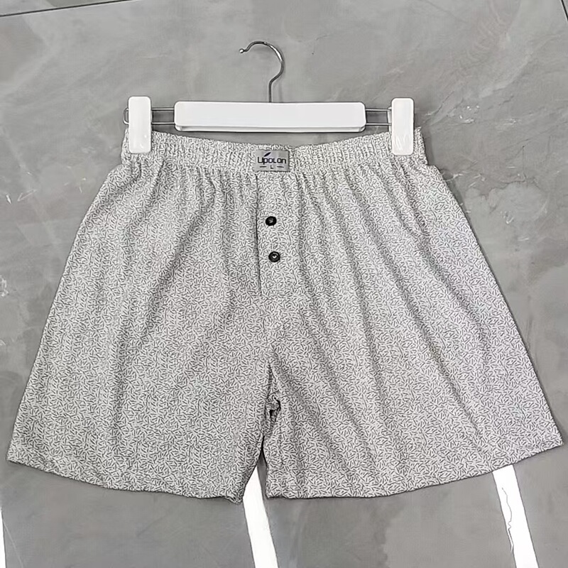Upolon Boxer Men's Underwear Cotton Arrow Pants Loose Large Size Breathable Boxer Shorts Four Corners Home Leisure