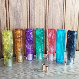 Jingtou glass resin gear shift head car modified gear shift head resin gear handle head wave stick head gear shift lever head