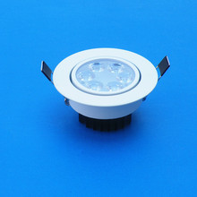 LED天花灯套件 小6W天花射灯外壳 75MM开孔聚光筒灯配件 数控厂家