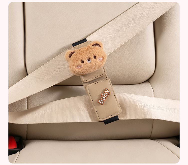 Seatbelt Adjuster for Children in Car Rear Seats, Anti-Strangling Magnetic Fixing Device for Babies, Universal Auxiliary Protection