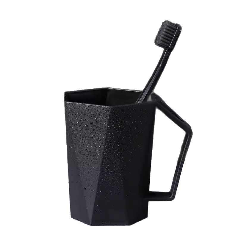 Diamantförmiger Zahnputzbecher Für Das Badezimmer_voghion.com