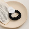 1#No seam rubber band 10-black