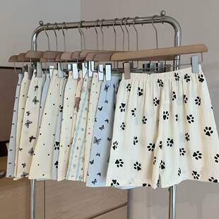 Cartoon cute thin breathable shorts, trousers, summer pijama, loose fit