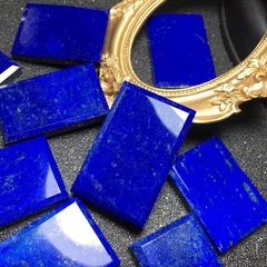 保真天然老鉱青金石方牌ペンダント無事ブランドペンダント状況お守り