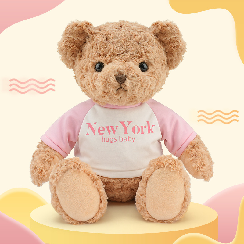 Comercio exterior oso vestir oso oso muñeco de peluche suéter oso peluche juguete de peluche Nueva York París regalo de oso de peluche