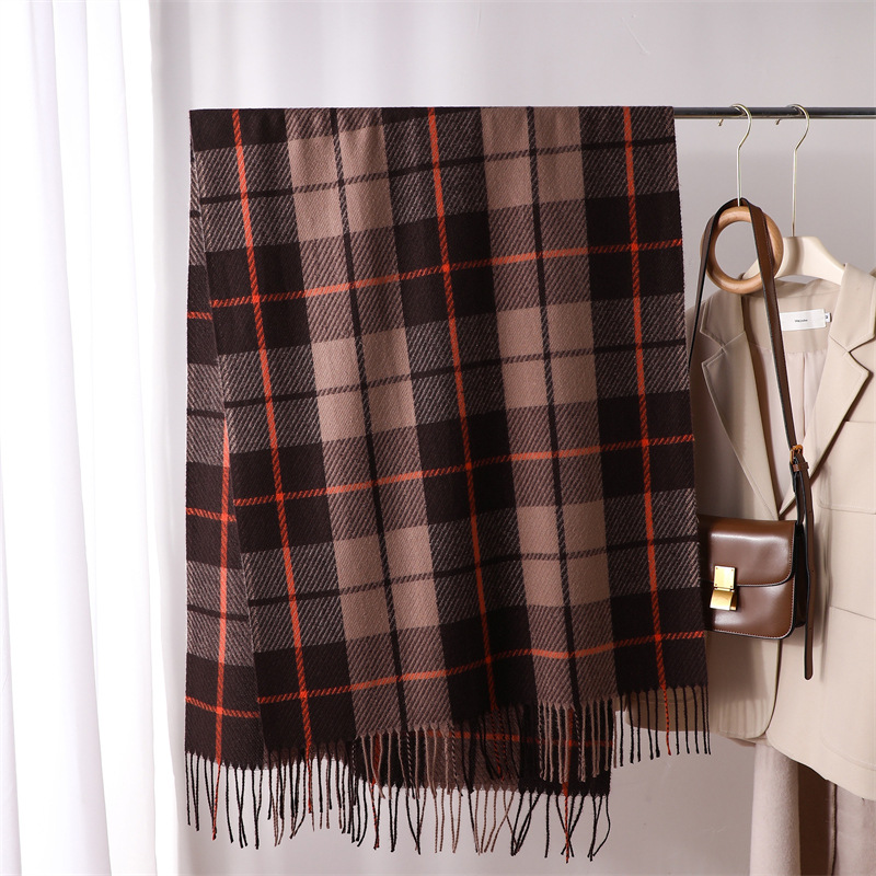 Women's Elegant Classic Style Color Block Polyester Printing Scarf display picture 11