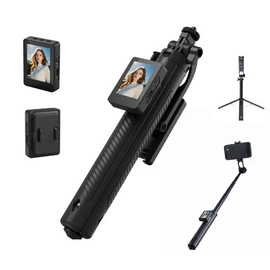 手机支架;补光灯;手机自拍杆