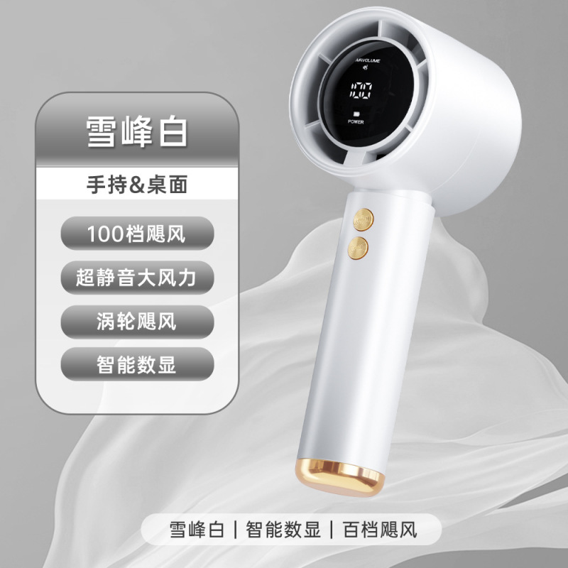 N68 新しいハンドヘルド小型ファンポータブル充電寮オフィス葉のない暴力的なデスクトップポータブルサイレント冷却|undefined