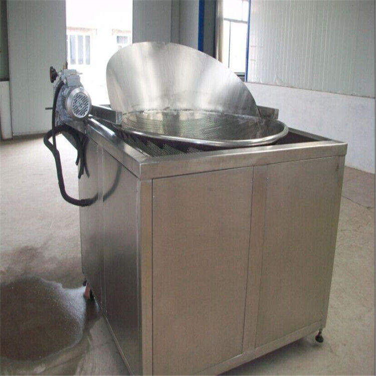 Freidora de burbuja de tofu pequeña máquina automática de barra de frita de alimentos de ocio línea de ensamblaje de fritura