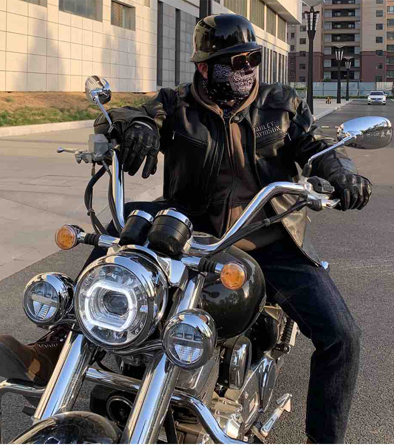 German Style Retro Cruiser Motorcycle Half Helmet