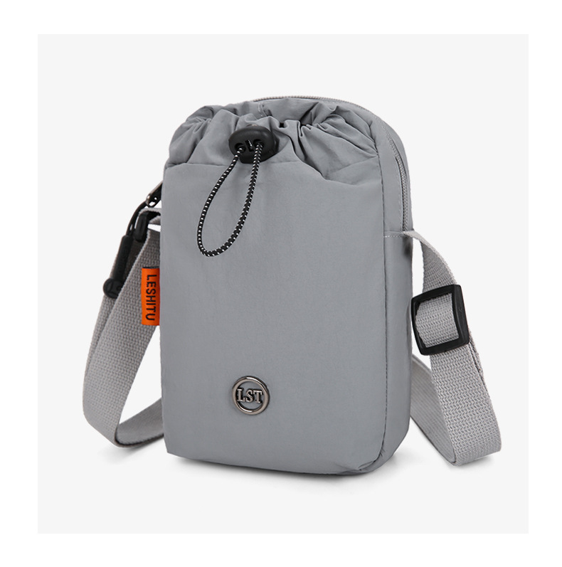 Bolso Bandolera para Teléfono Nailon Impermeable Con Cordón para Uso Diario