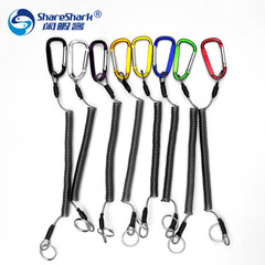 ShareShark Fishing Failed Rope Steel Wire Telescopic Retractable Fishing Rod Protector Rope Rod Release Rope